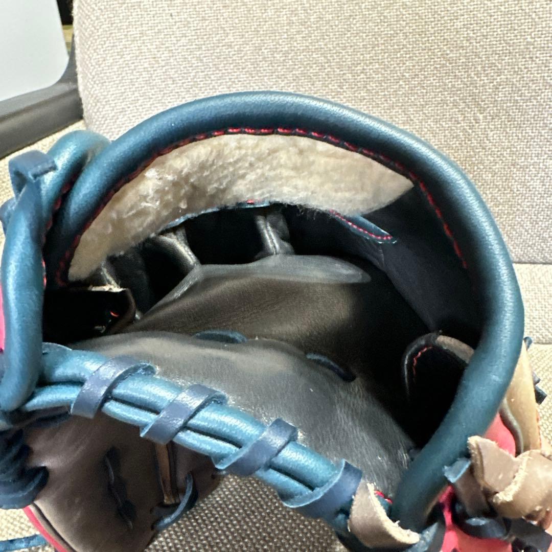値下げ不可【中古】Wilson 一般ソフトボール/軟式 内野用グローブ　リペア品