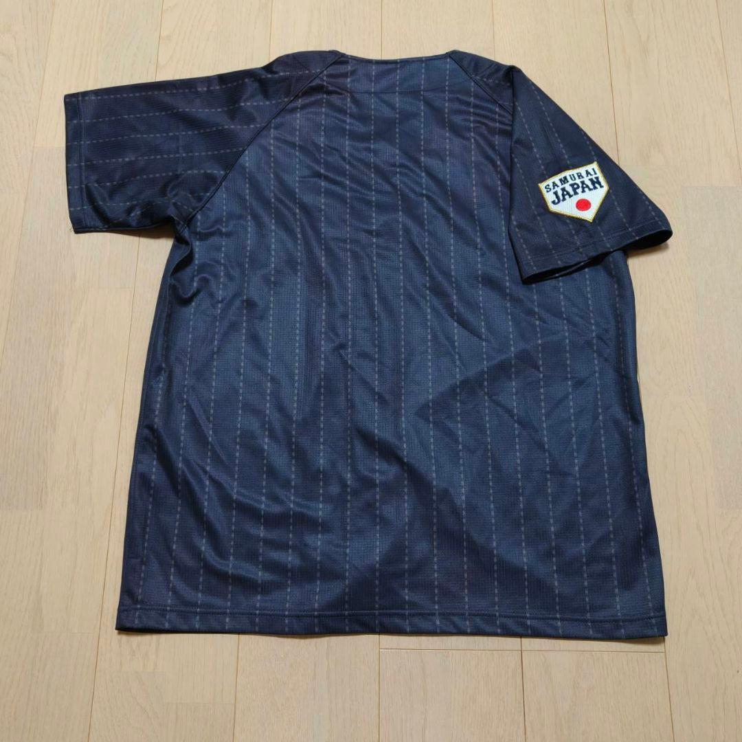 侍ジャパン 無地背番号なし ビジター 刺繍ユニフォーム ハイクオリティ L