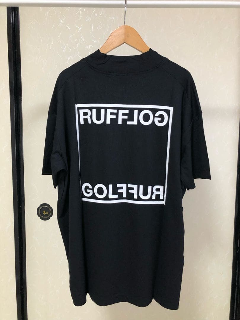RUFFLOG MOCK NECK SHIRTS ブラック　ラフロッグ