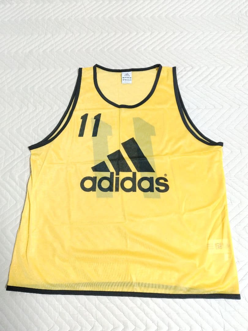 adidas ビブス 10枚セット 黄色 Lサイズ サッカー