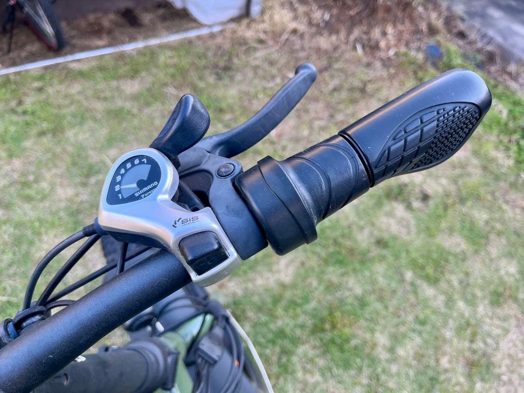 E-BIKE 電動アシスト自転車 オリーブグリーン