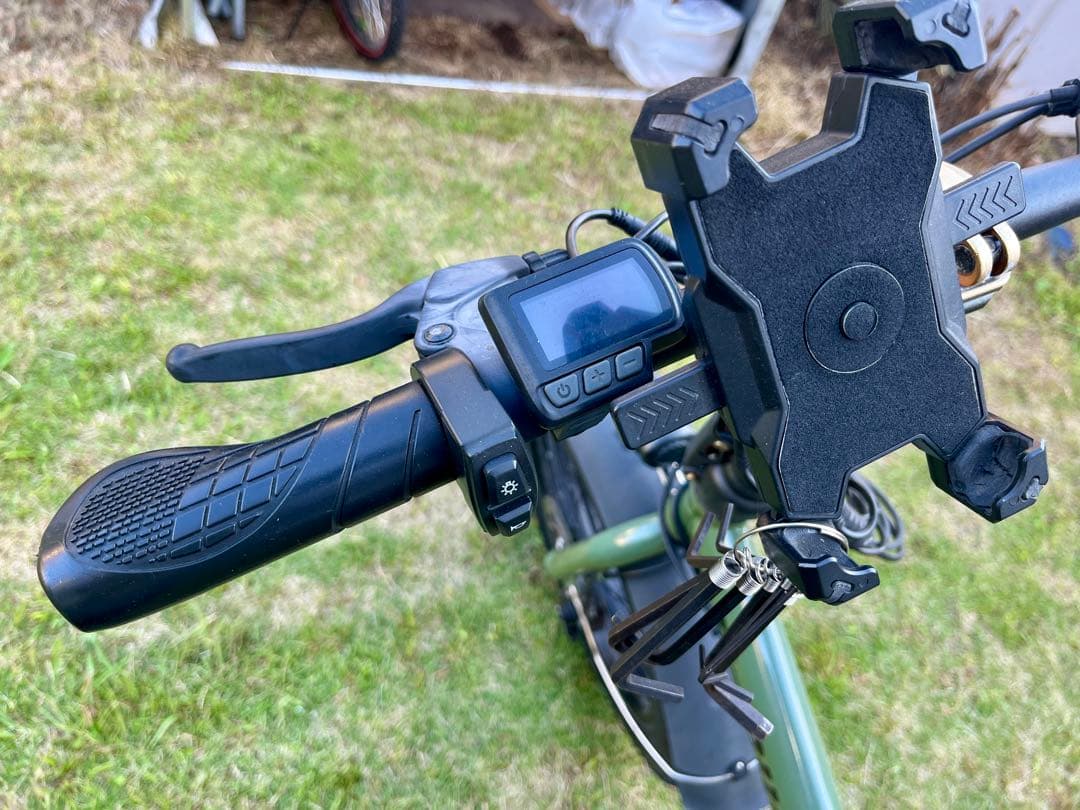 E-BIKE 電動アシスト自転車 オリーブグリーン