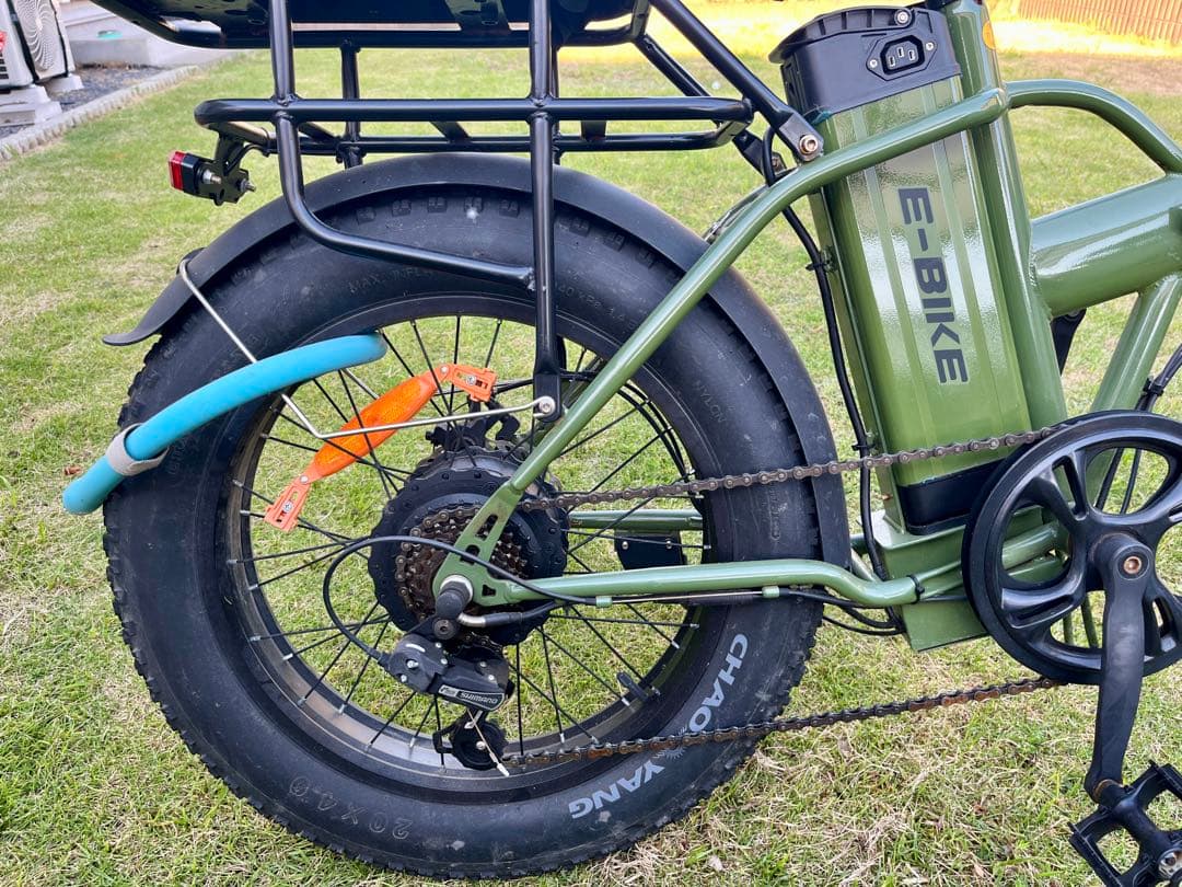 E-BIKE 電動アシスト自転車 オリーブグリーン