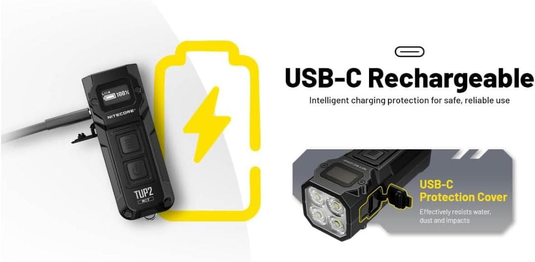 【新品】 NITECORE TUP2 ナイトコア ブラック フラッシュライト