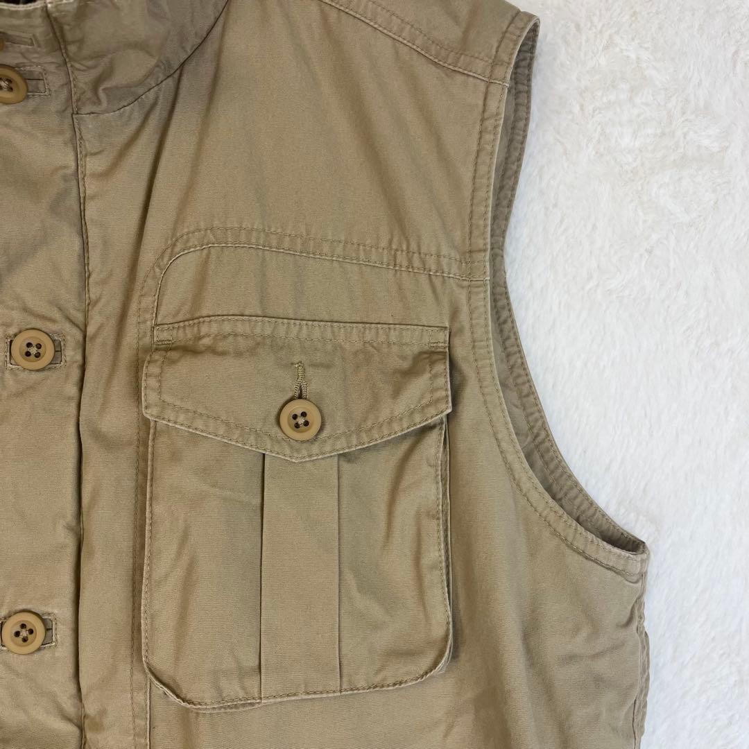 【美品】 エルエルビーン フィッシングベスト ベージュ Mサイズ