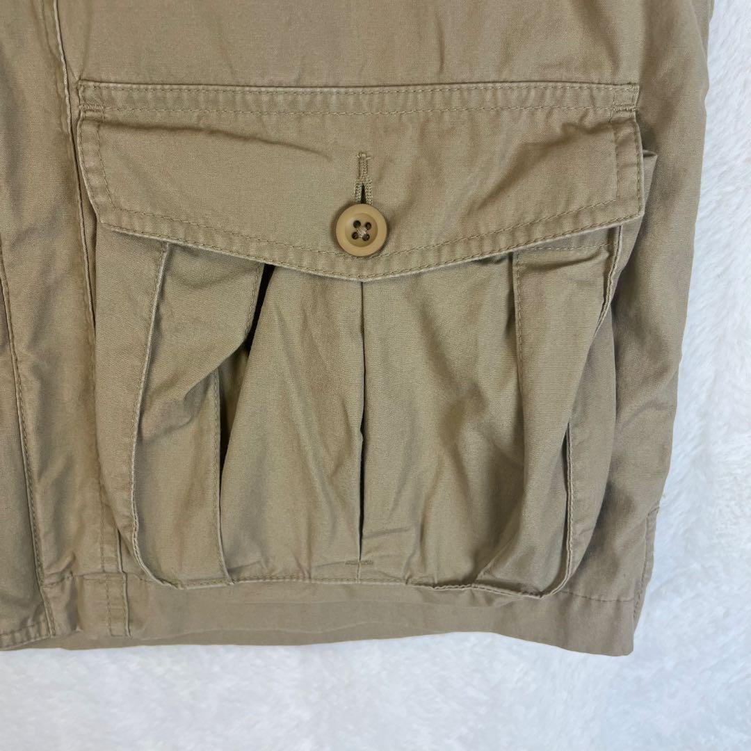 【美品】 エルエルビーン フィッシングベスト ベージュ Mサイズ