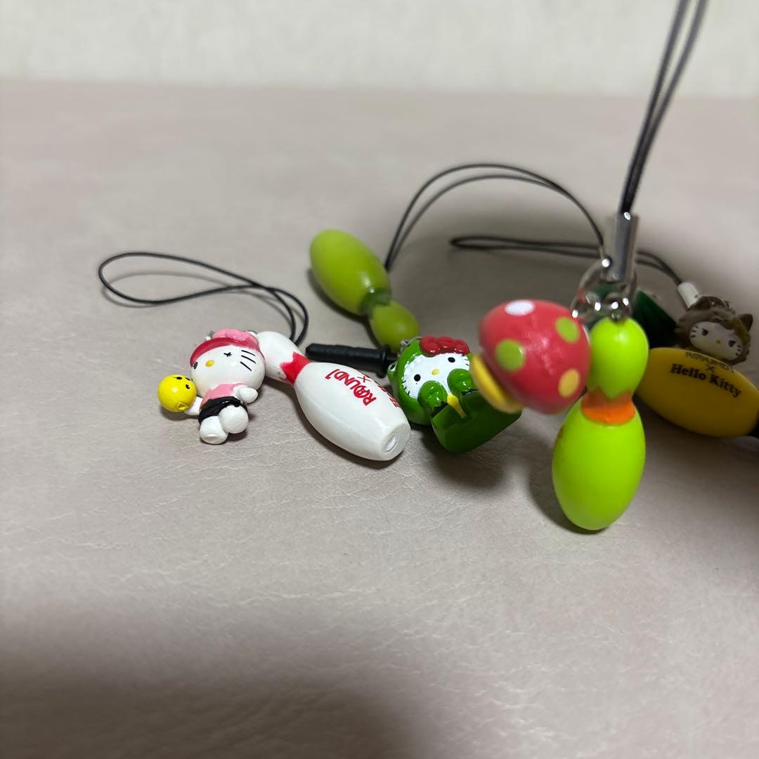Hello Kittyハローキティ サンリオ©️ストラップ 根付セット非売品