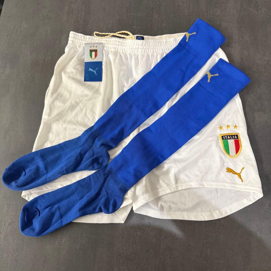 貴重　タグ付き　イタリア代表　2004-2005　パンツ　ソックス　バッジョ