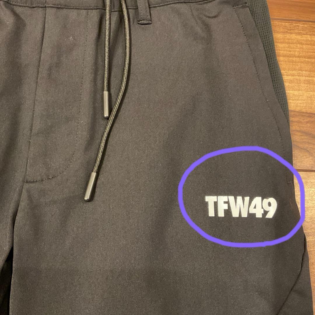 TFW49 ストレッチハイブリッドパンツ ブラック サイズL