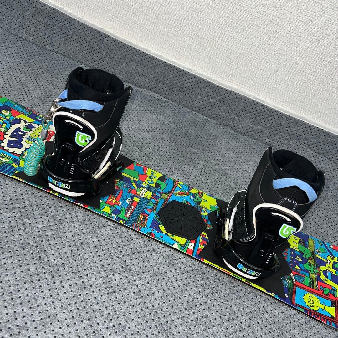 5回使用 キッズスノーボード BURTON 110cm×バイン×ダイヤルブーツ