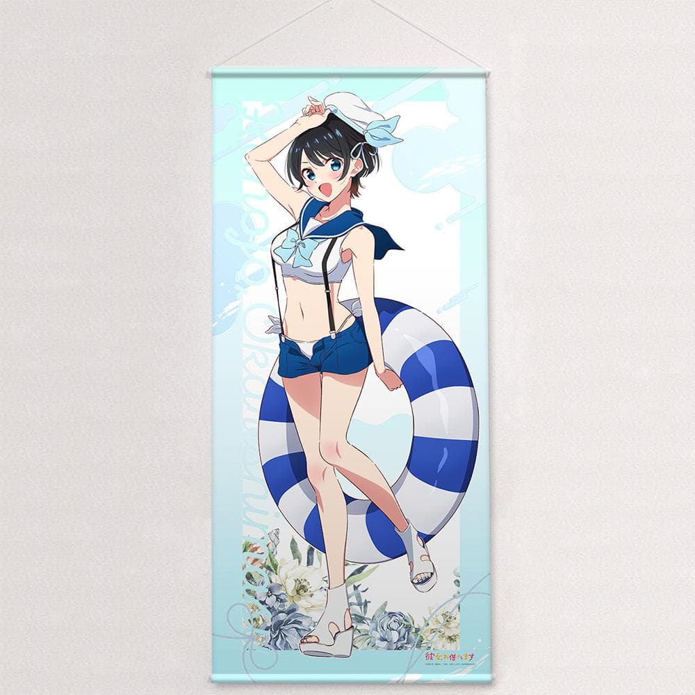 彼女、お借りします 描き下ろし特大タペストリー 更科瑠夏/マリンセーラー水着