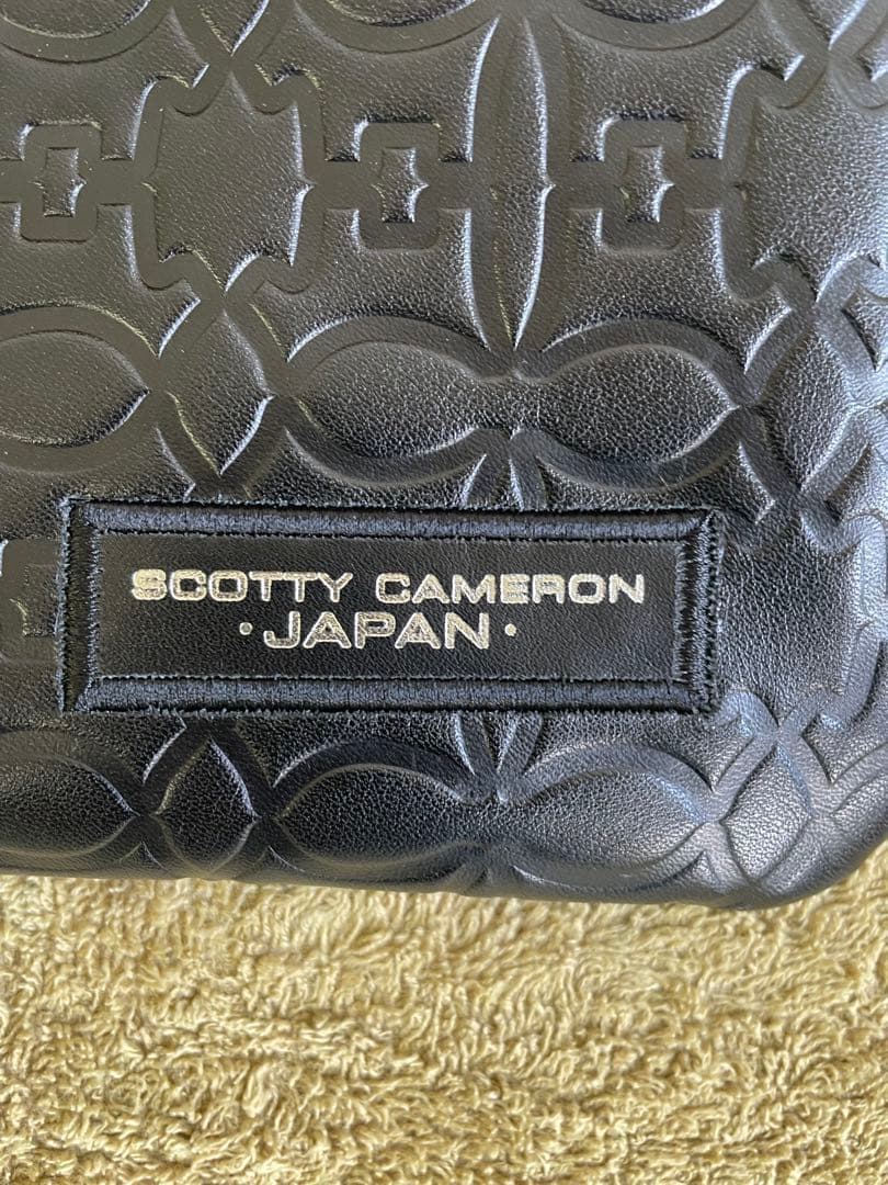 【限定】SCOTTY CAMERON ブラック ラウンド ポーチ