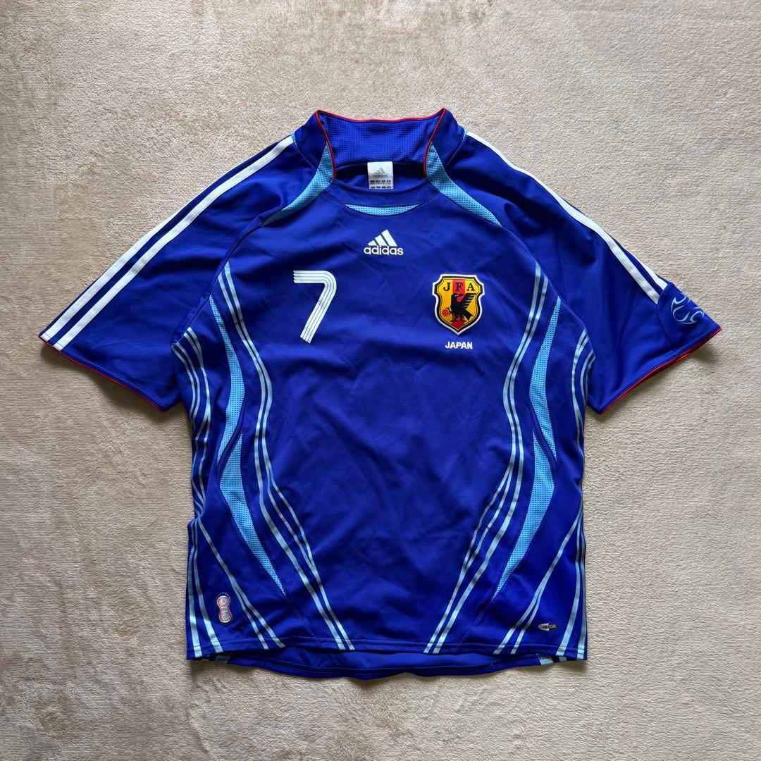 日本代表 adidas 2006年ドイツW杯　ユニフォーム　中田英寿（背番号7）