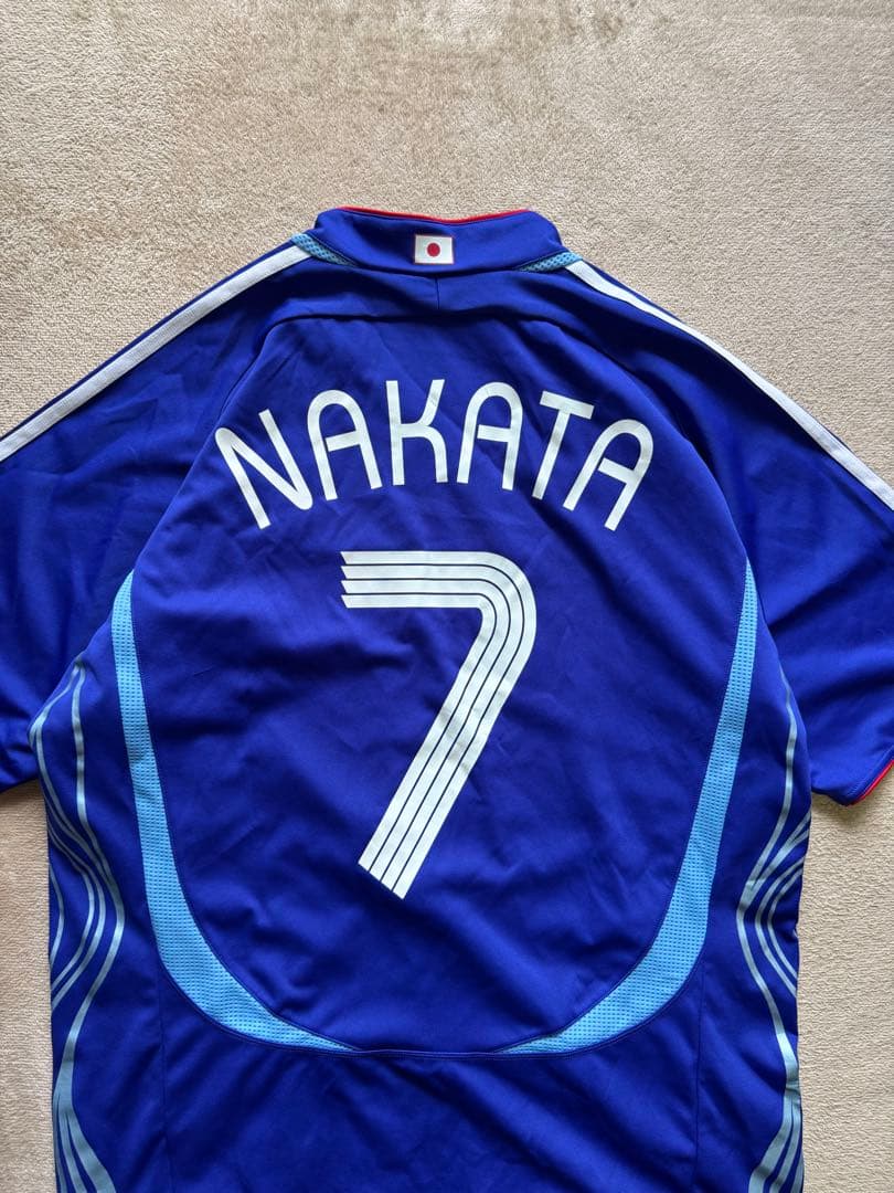 日本代表 adidas 2006年ドイツW杯　ユニフォーム　中田英寿（背番号7）