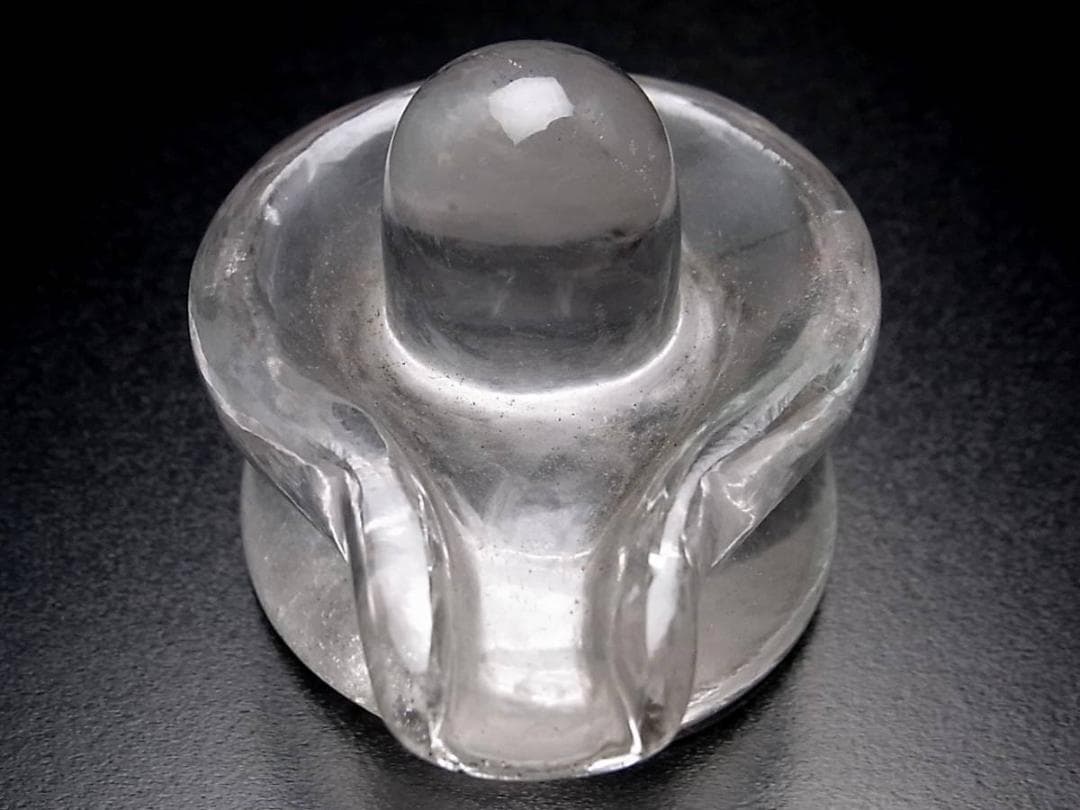ネパール ガネッシュヒマール産 ヒマラヤ水晶製 シバリンガム 128g