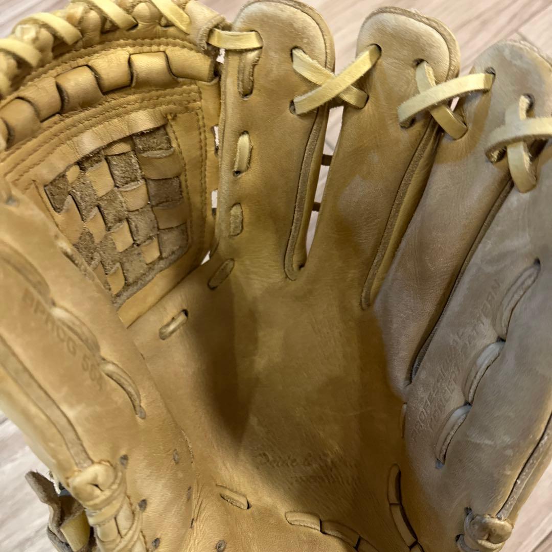 ZETT 硬式 グローブ 旧源田モデル 内野手用