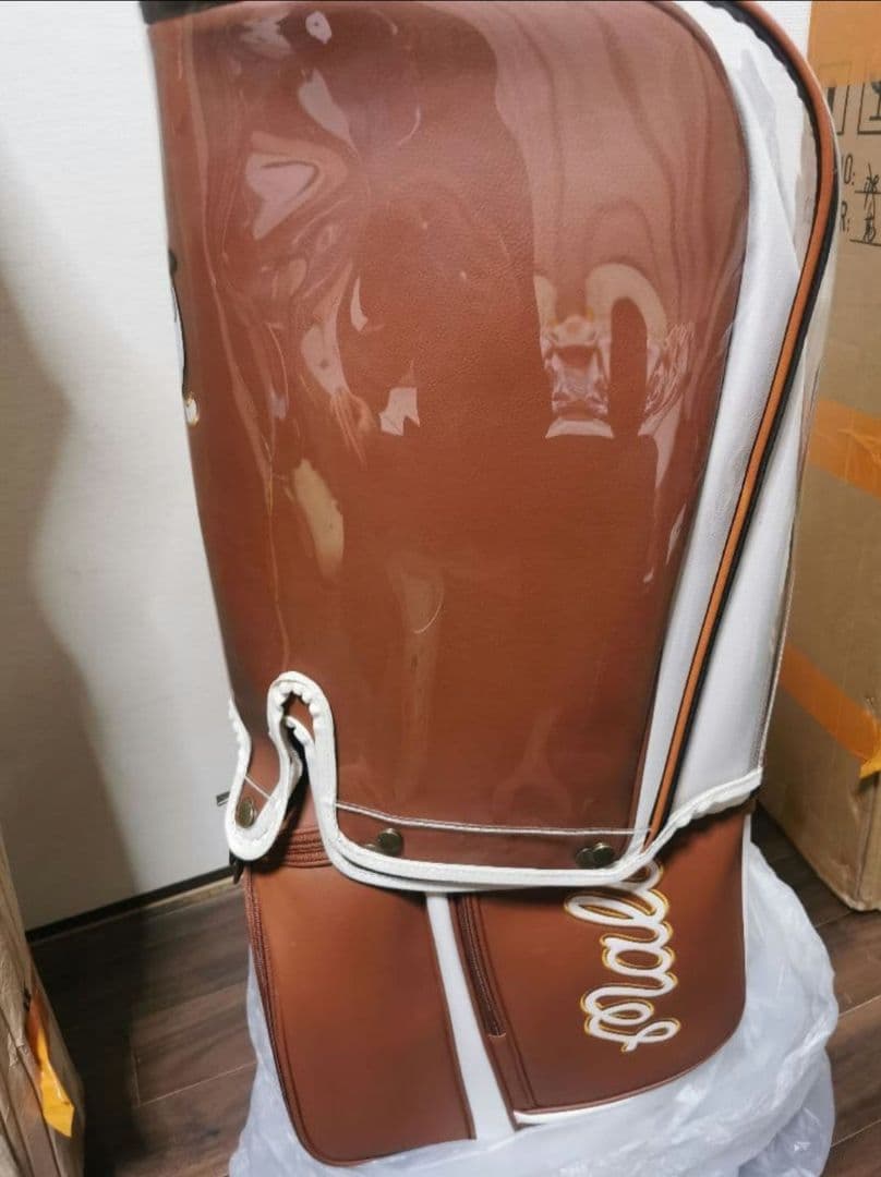 マルボンゴルフmalbon golf マルボン キャディバッグブラウン新品