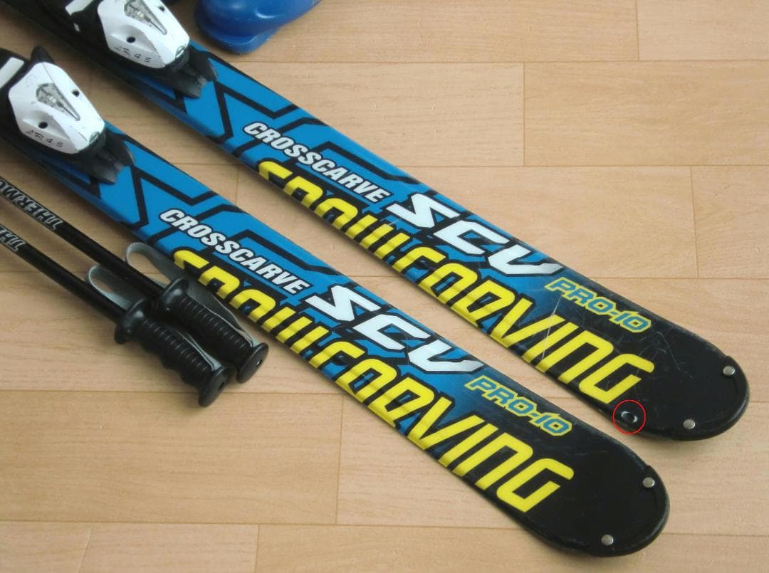 ■送料無料■CARVING■ジュニアスキーセット■140/24■WAX■
