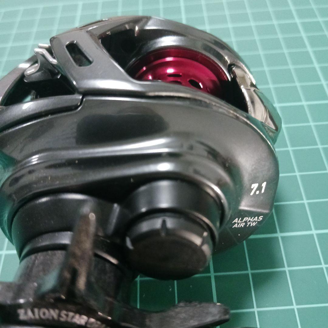 20 ALPHAS AIR TW 7.1 L ベイトリール 左巻き 美品 箱あり