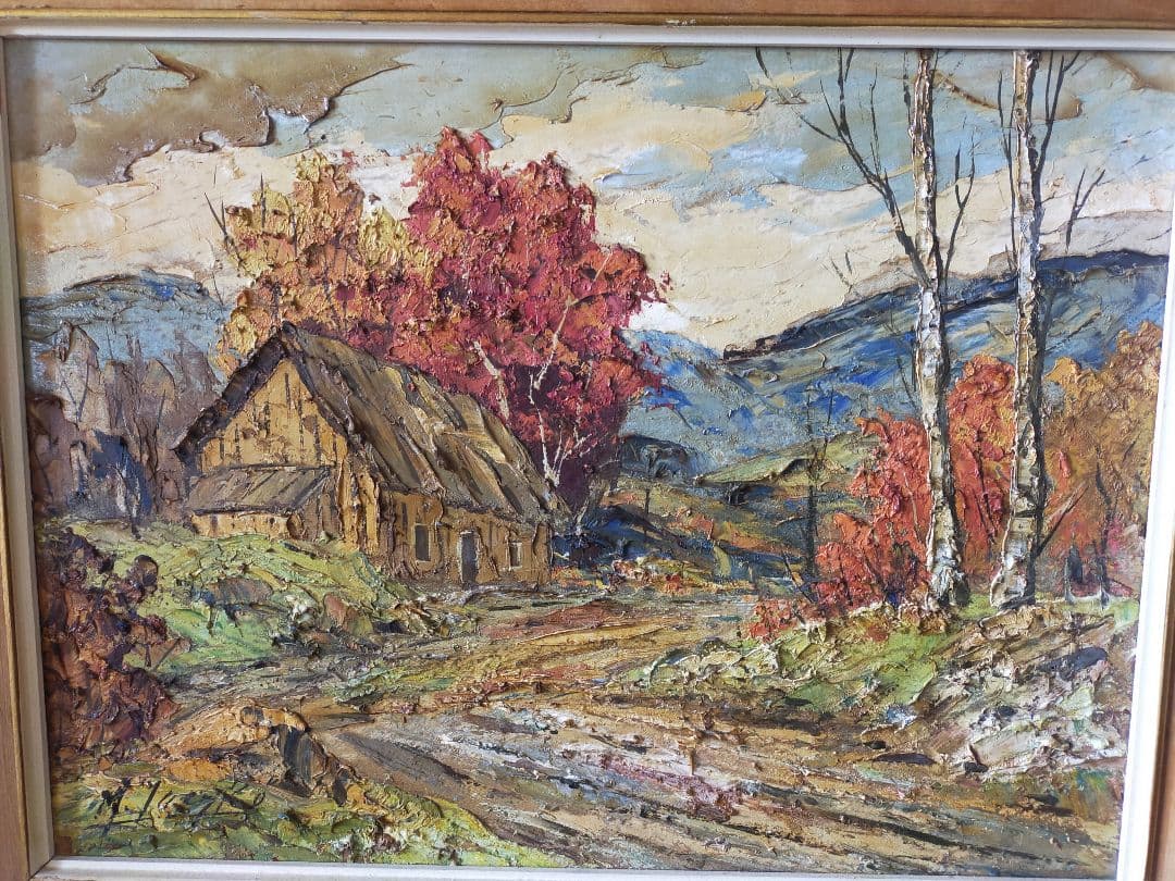 【海外画廊】カナダ  GALLERY 油彩風景画 ヴィンテージ