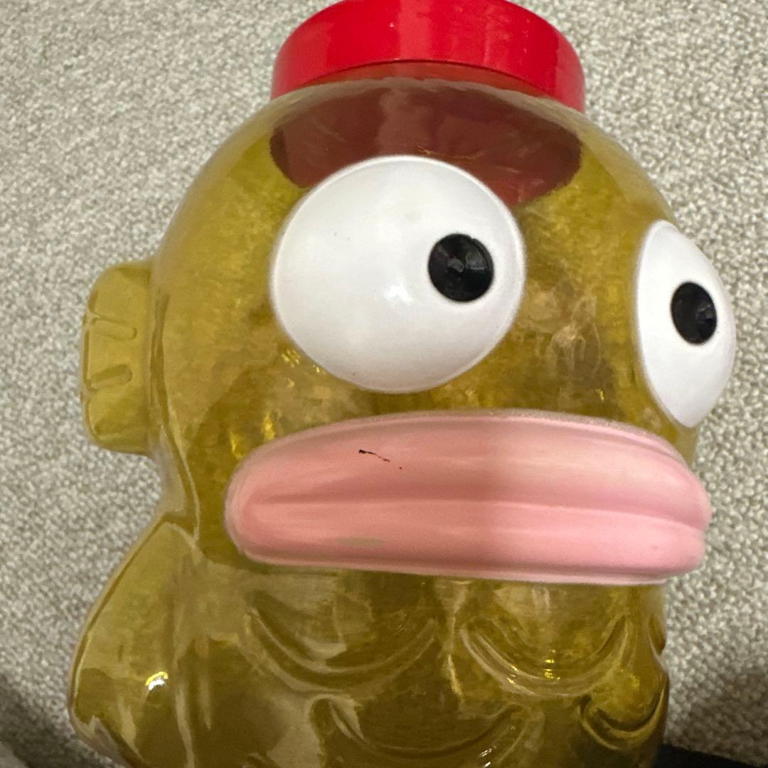 ハンギョドン クリアポット 半熟温泉　昭和60年頃　レトロ　サンリオ