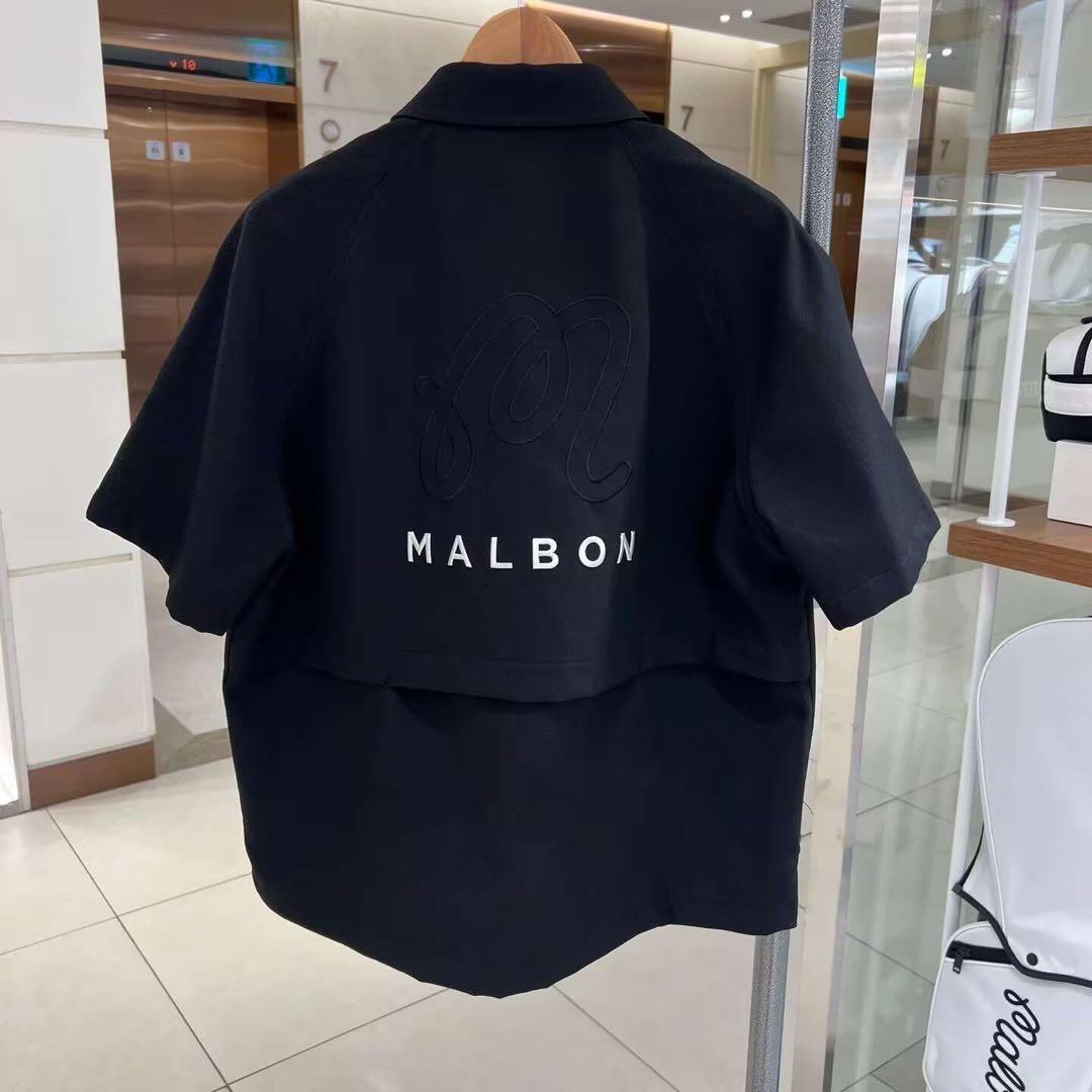 MALBON マルボンゴルフ メンズ ショートスリーブシャツ パンツ 2点セット