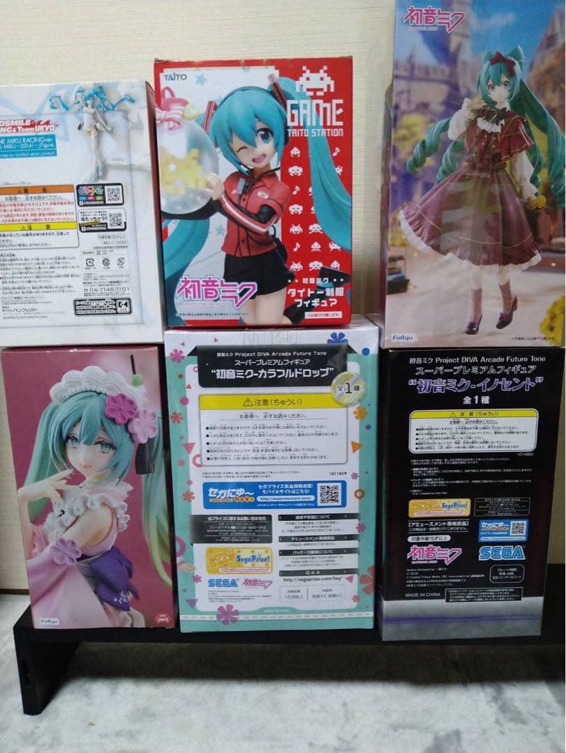 初音ミク フィギュアまとめ売り　6点　未開封 プライズ景品