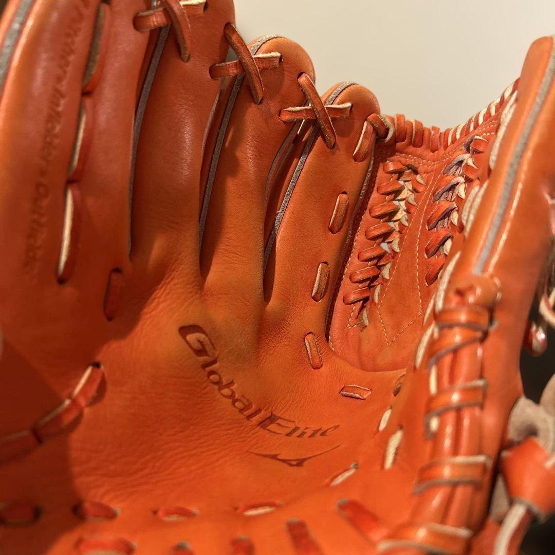 ミズノ　グローバルエリート　グローブ　少年野球軟式　左利き用