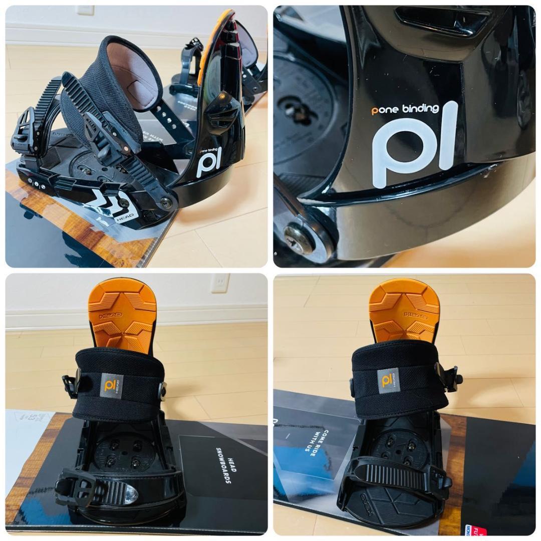 【美品】HEAD COURSE スノーボード 153cm ビンディング付き