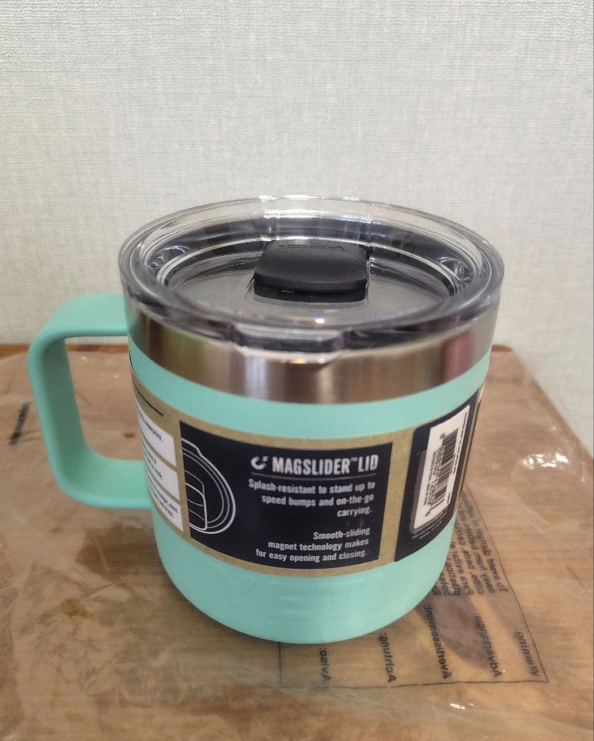 【新品未使用】YETI Rambler 14oz Mug seafoam