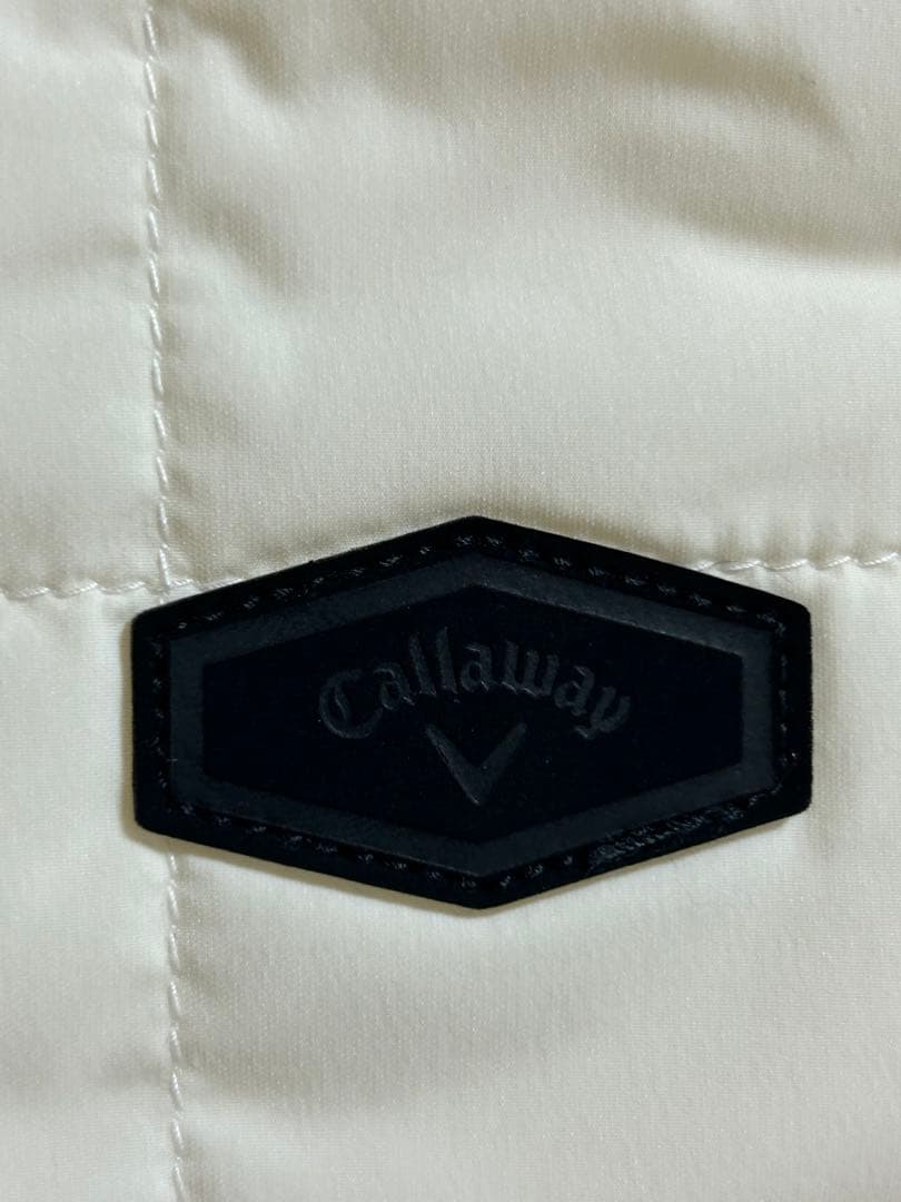 新品未利用　Callawayゴルフウェア　アイボリーノースリーブベスト