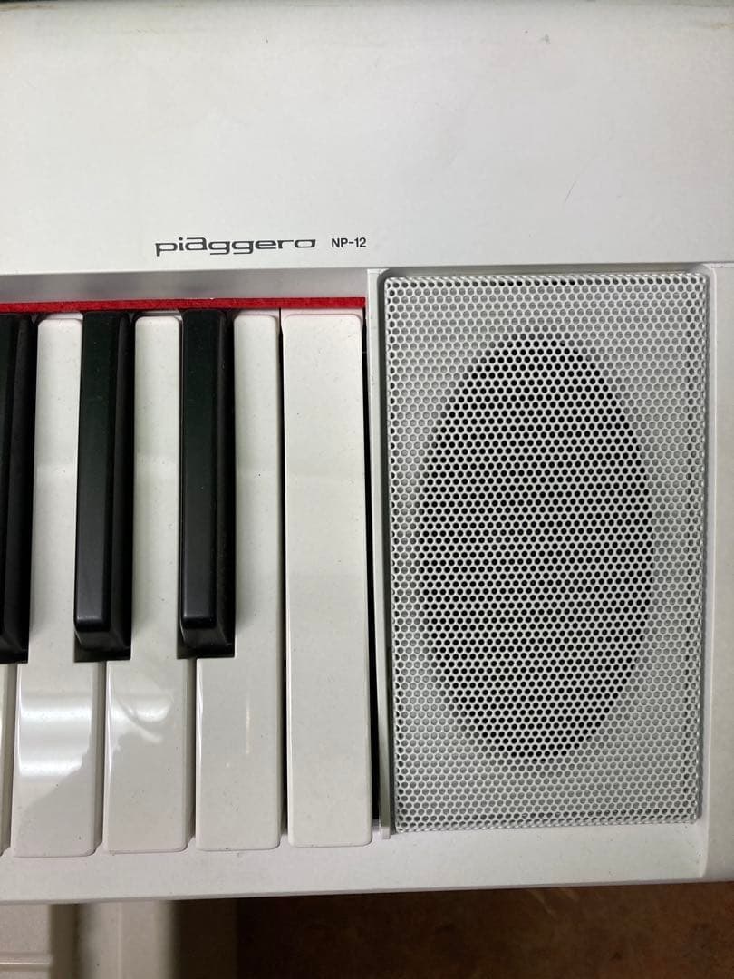 YAMAHA 電子キーボードpiaggero ホワイト NP-12