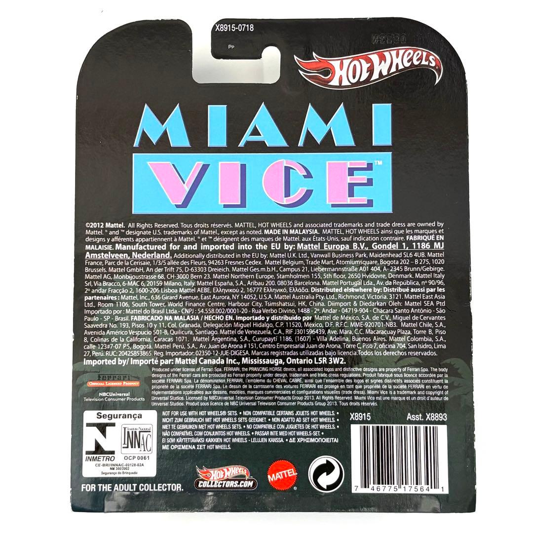 【未開封】HotWheels Ferrari F512 M Miami Vice