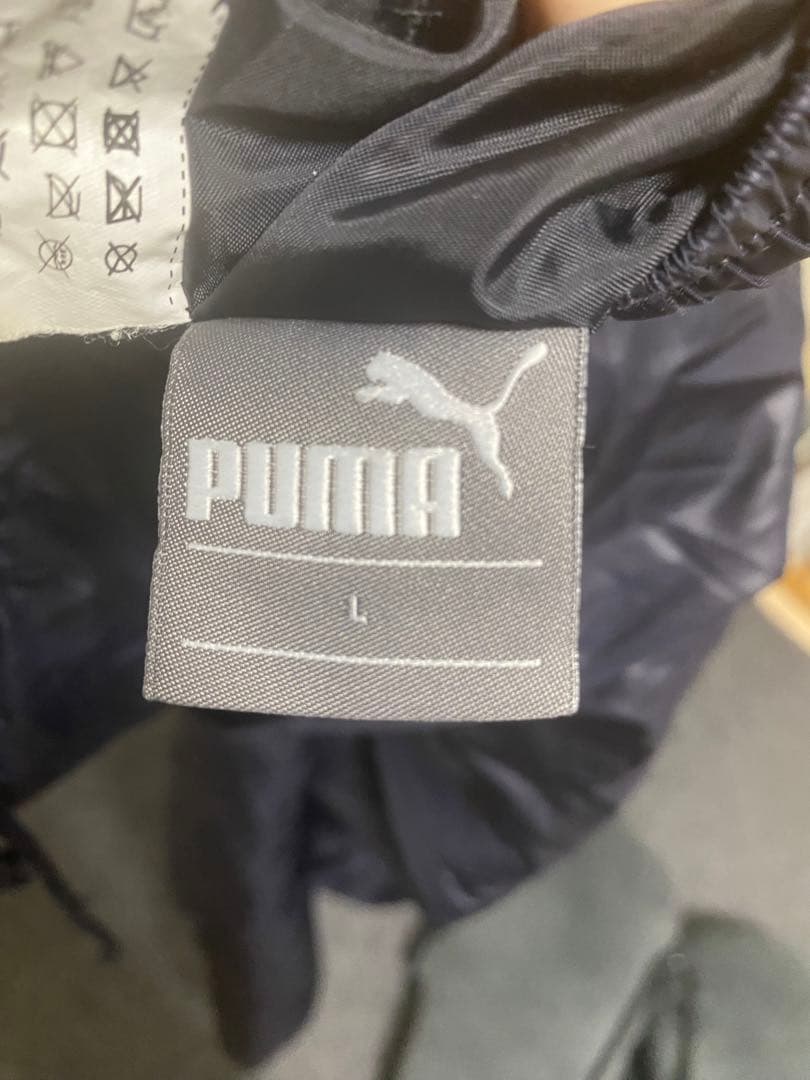 Puma 中綿ウィンドブレーカー 上下セット青・黒・黄
