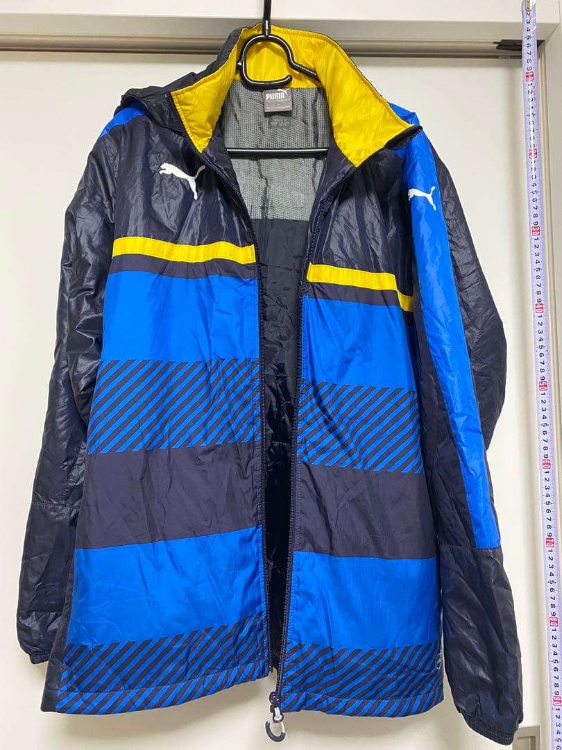 Puma 中綿ウィンドブレーカー 上下セット青・黒・黄