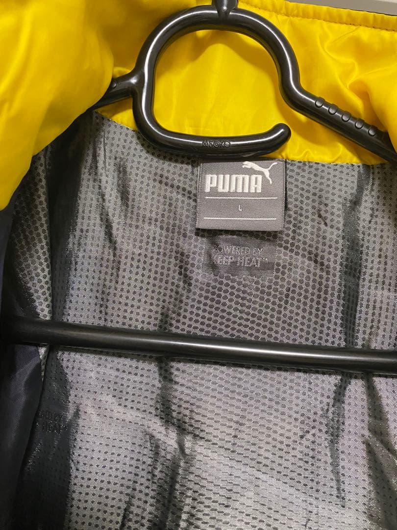 Puma 中綿ウィンドブレーカー 上下セット青・黒・黄