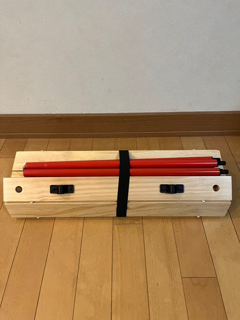 コールマン　アウトドアワゴンウッドロールテーブル　Coleman