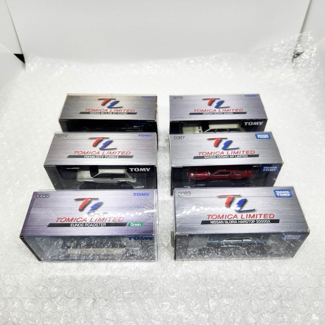 トミカリミテッド 6台セット 日産 スカイライン R32 ホンダ シティ等