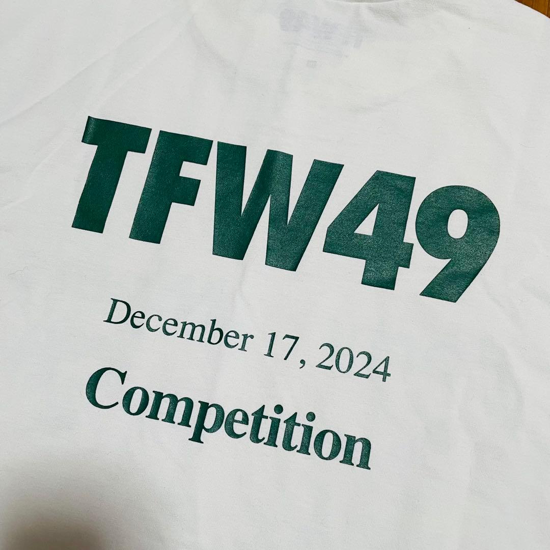 TFW49 モックネック　Tシャツ ホワイト　XXL ゴルフ