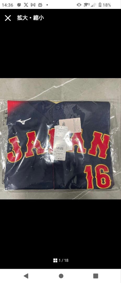 大谷翔平ユニフォーム2枚