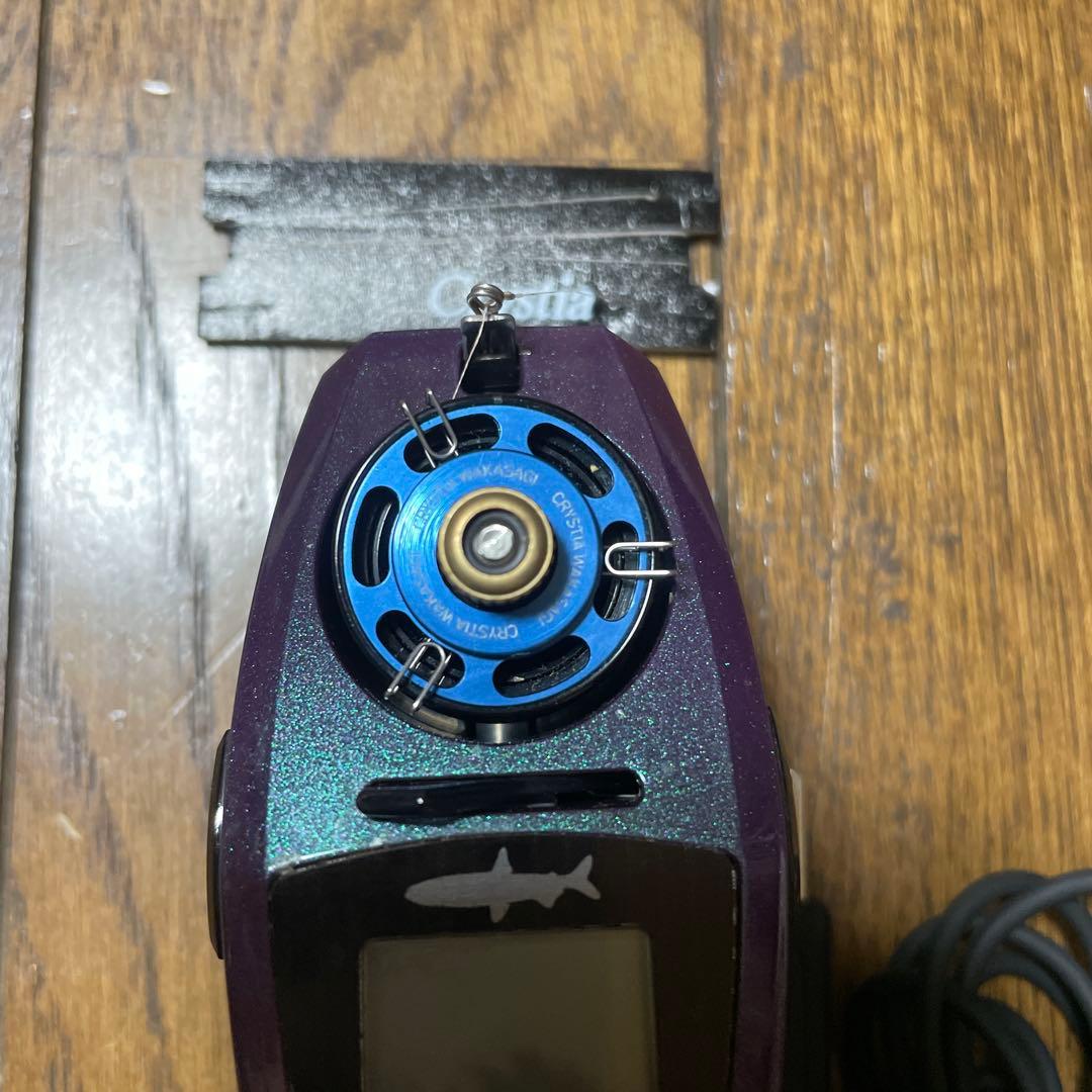 Daiwa Crystia ワカサギ電導リール 外部電源　アルミスプールセット