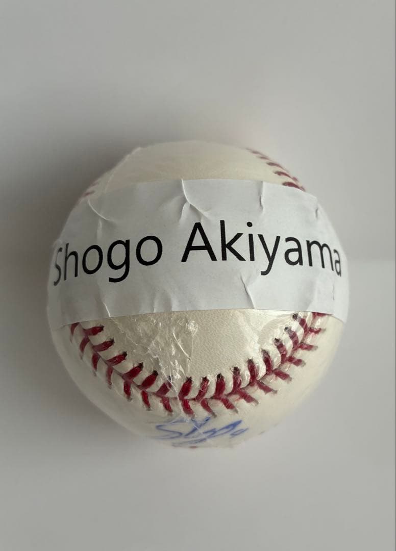 秋山翔吾 直筆サインボール シンシナティ・レッズ MLB公認ホログラム付