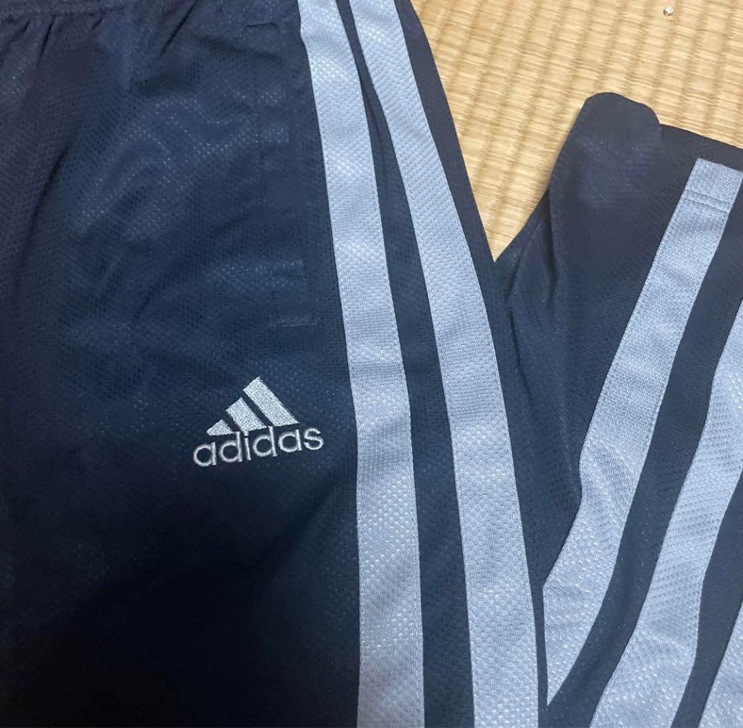 adidas ジャージ上下セット 紺色　ネイビー　Lサイズ