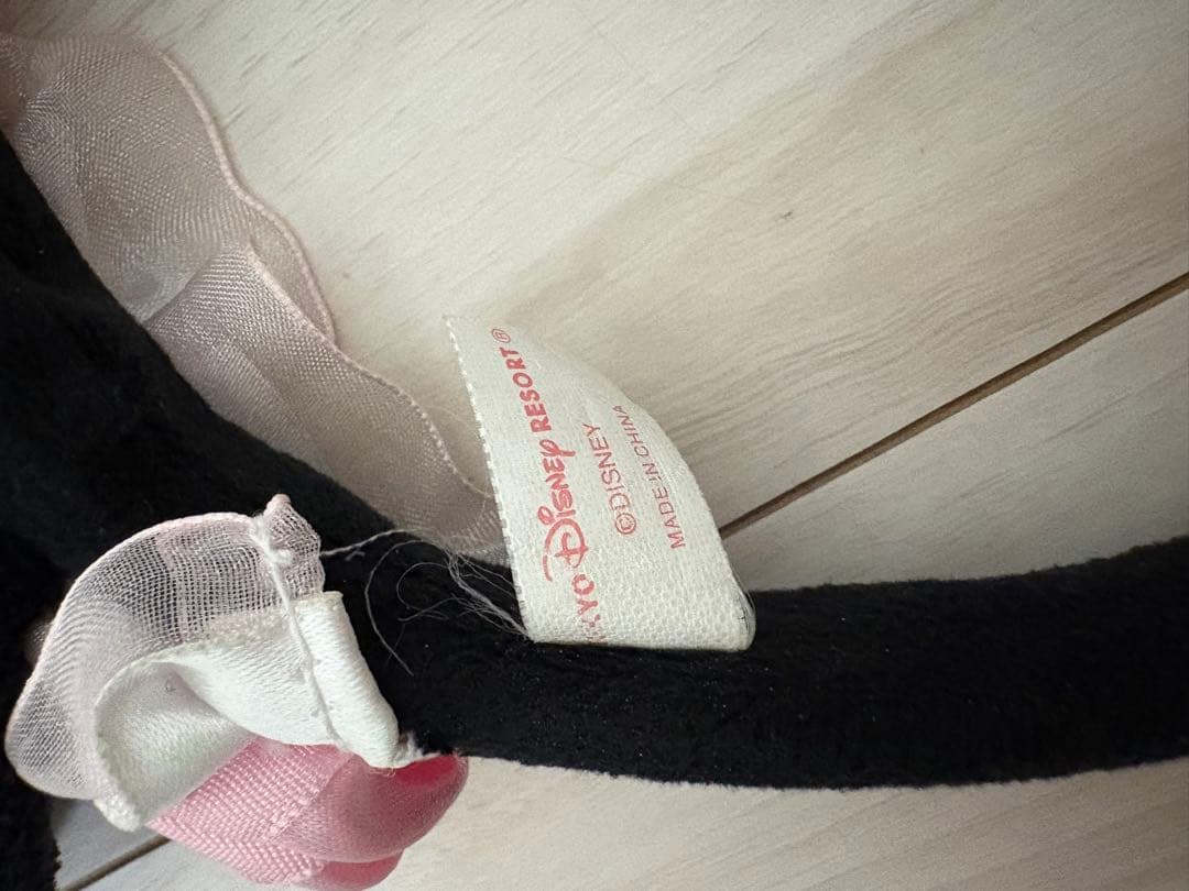 ディズニー　ミニーちゃん　カチューシャ　薔薇　レース