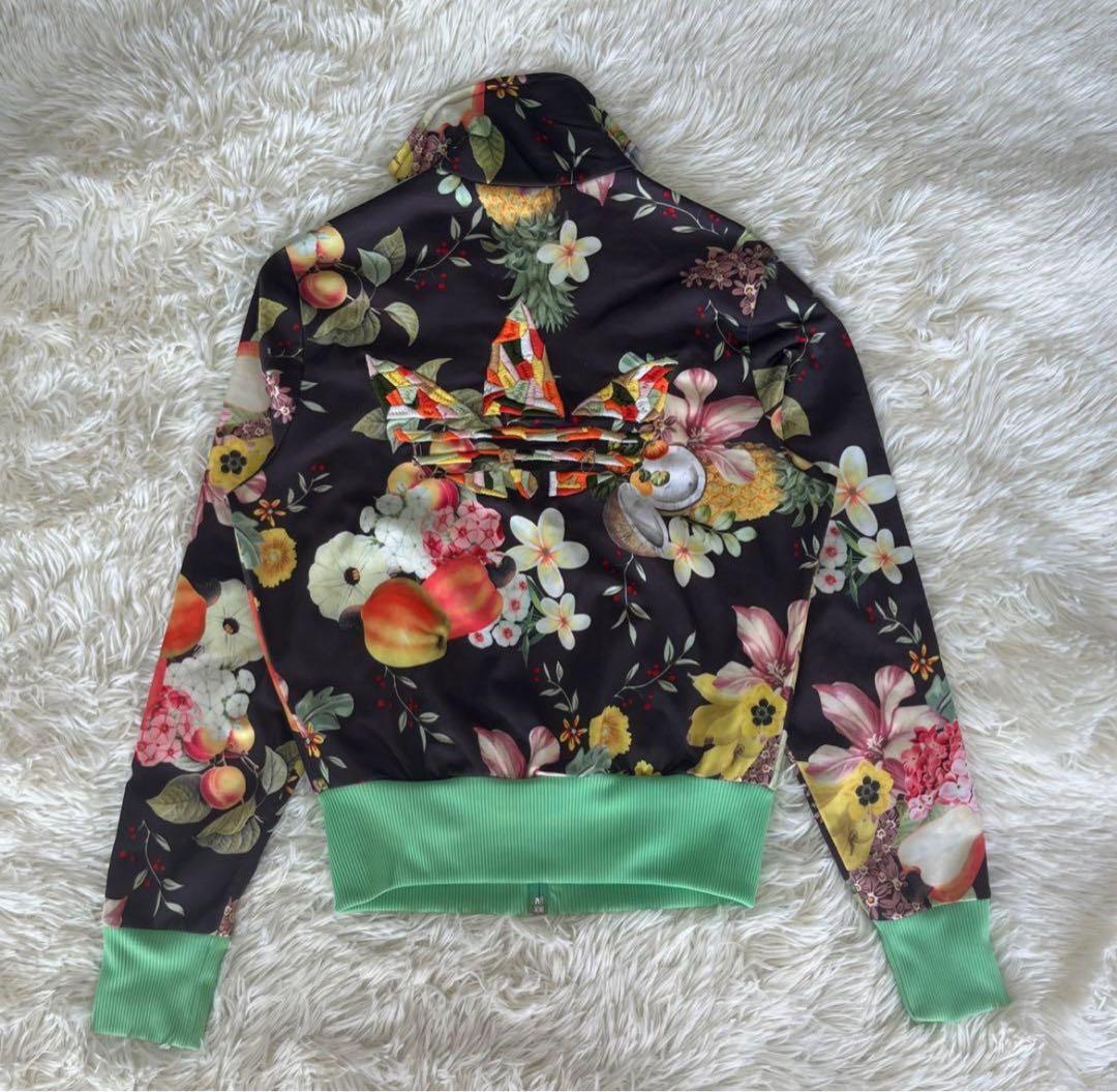 adidas アディダス　フラワー　トラックジャケット　ジャージ　花柄　美品 S