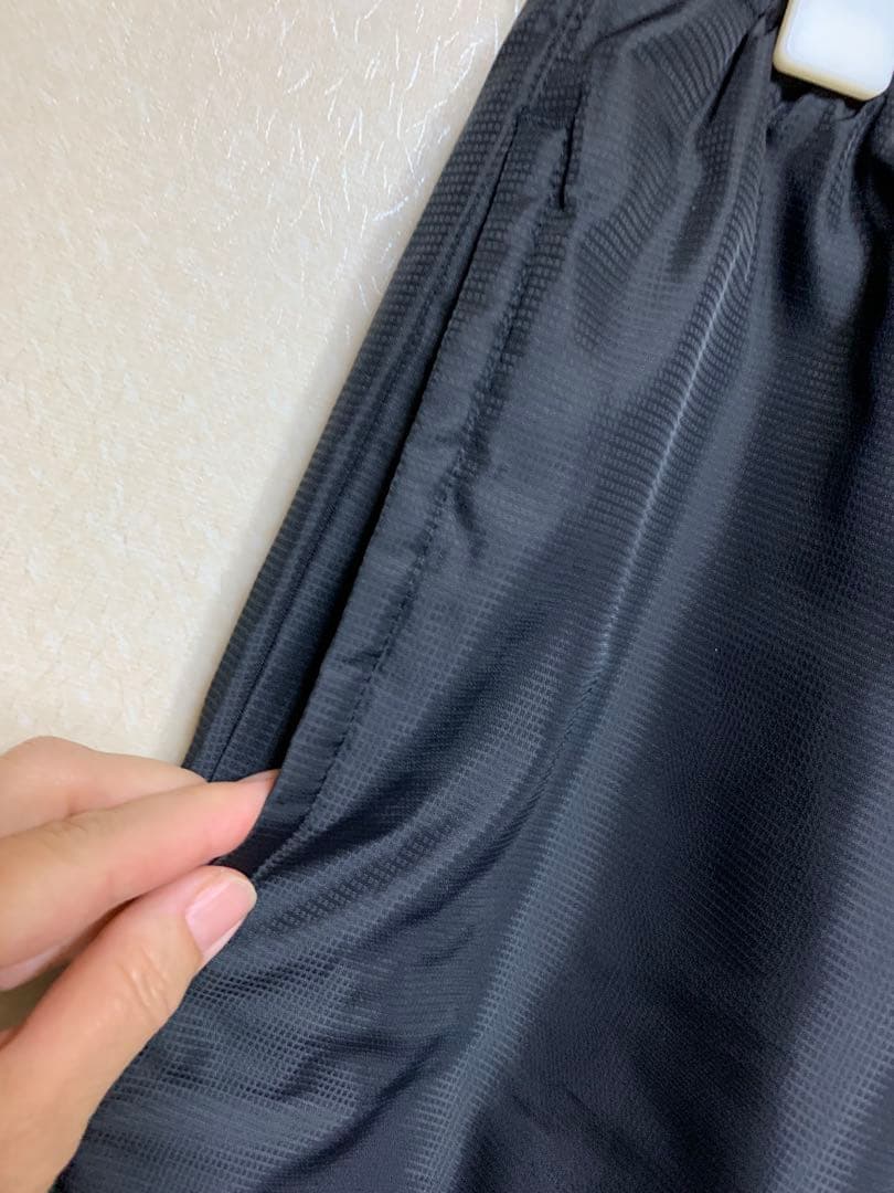 新品未使用　アシックス　裏トリコットブレーカーパンツ　ユニセックスS 黒
