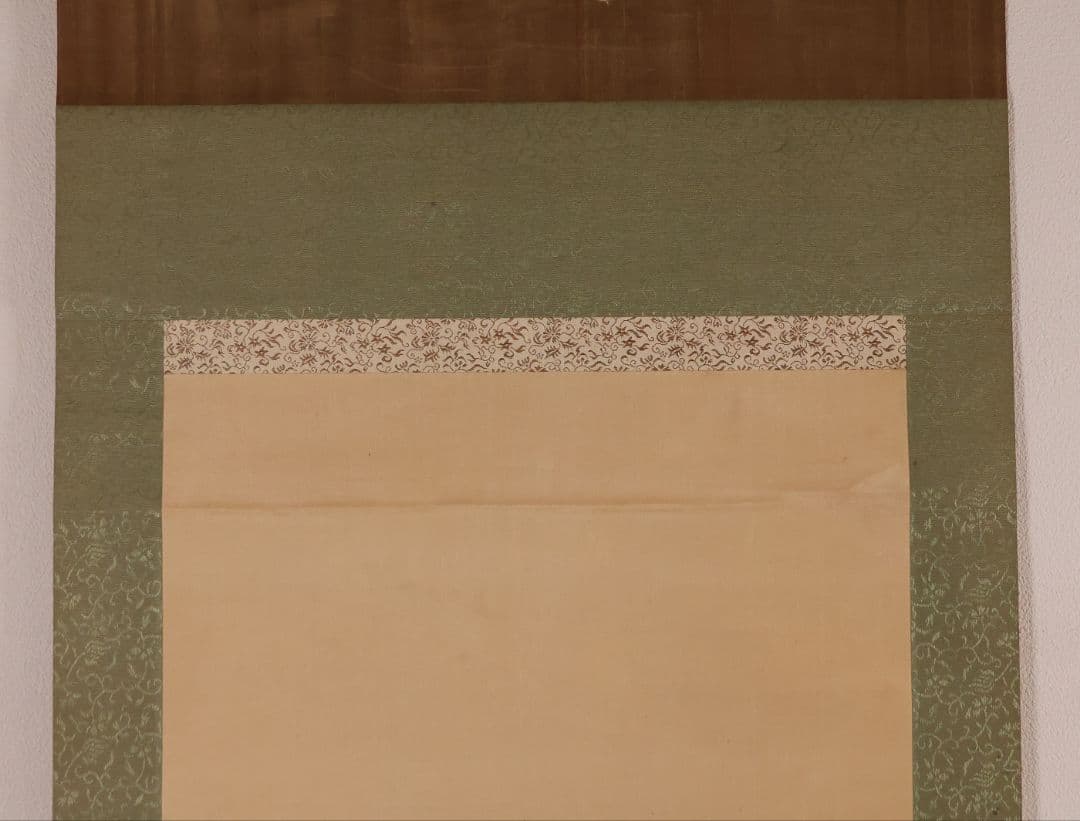 【模写】日本画 菅原道真公御像 天神様 菅公 絹本 掛軸 在銘 松堂 MB266