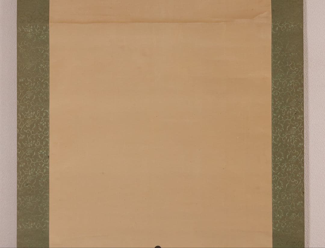 【模写】日本画 菅原道真公御像 天神様 菅公 絹本 掛軸 在銘 松堂 MB266