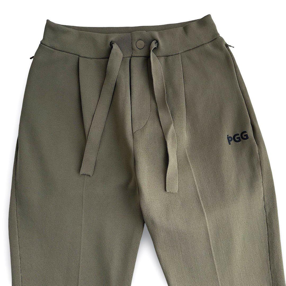 497 PGG ユニセックス 定価30,800円 イージーパンツ カーキ S