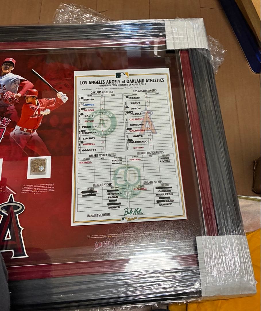 大谷翔平選手 MLBデビュー戦 117個限定フレーム エンゼルス フォトフレーム